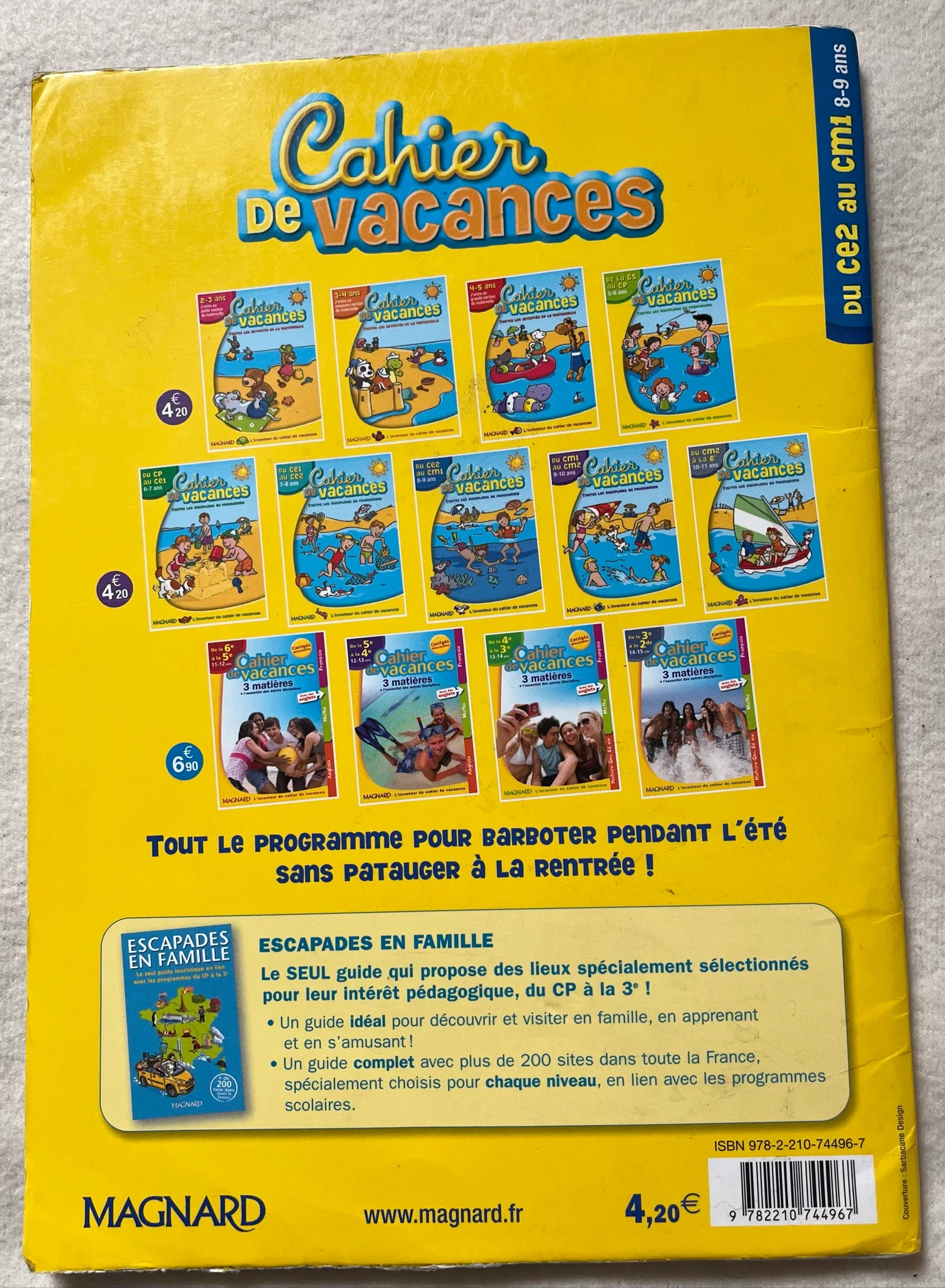 Cuaderno de vacaciones para CE2 CM1 de 8 a 9 años – photo 2